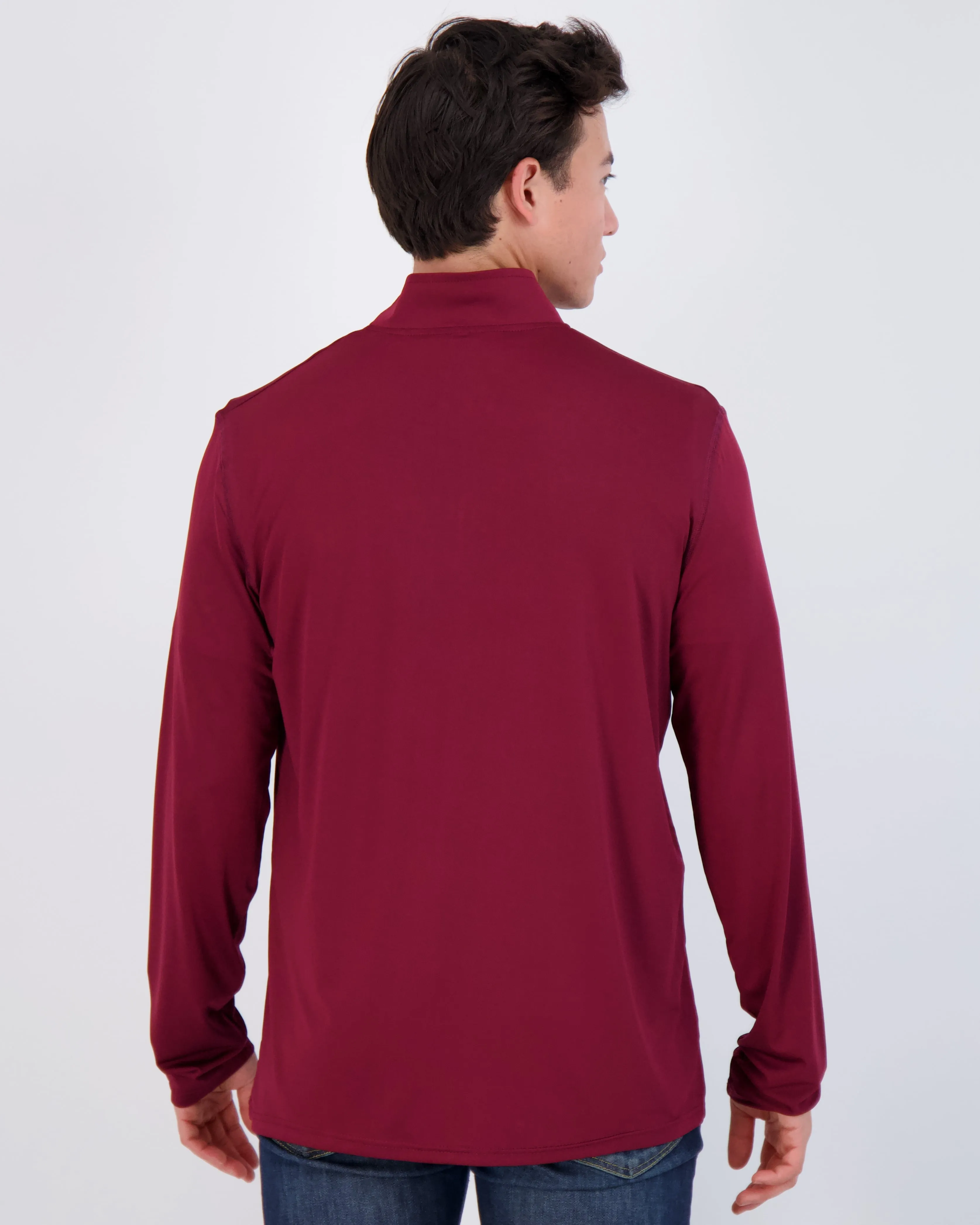 3 Pack: Men'S Dry-Fit Active Quarter Zip Long Sleeve Athletic Performance Pullover (Available in Big & Tall)