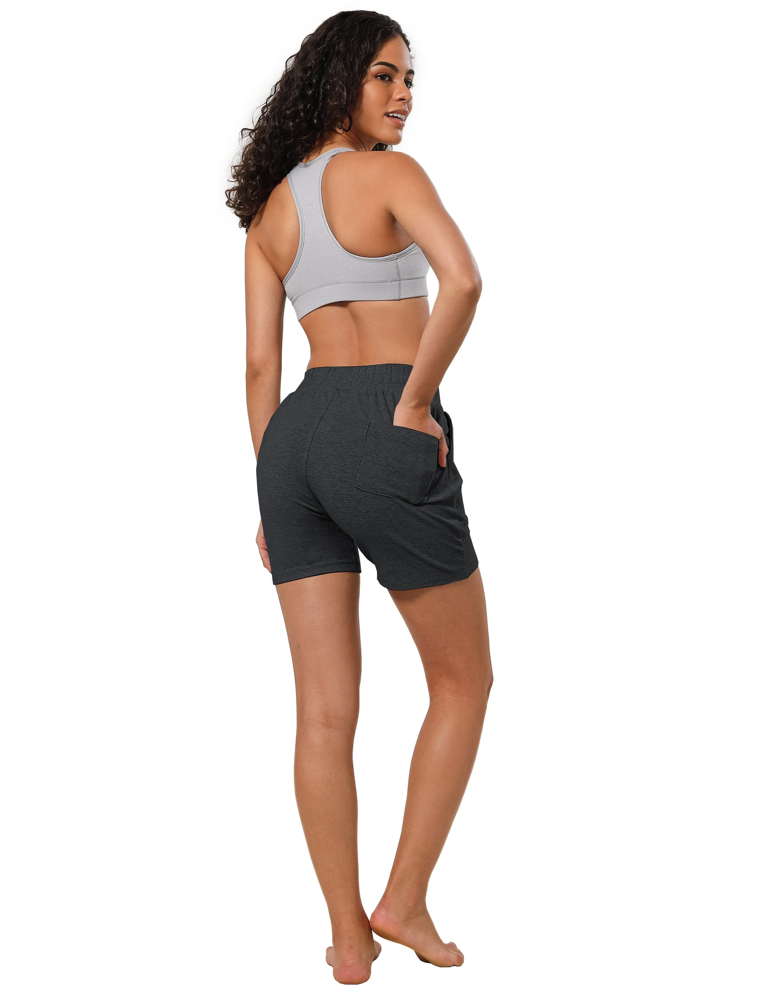 5" Joggers Shorts heathercharcoal_Running