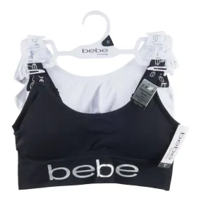 Bebe Women's Racerback Sport Bra, 2-Pack