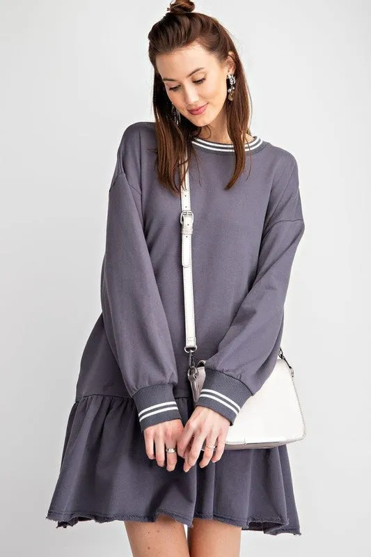 CARLY ATHLETIC PULLOVER DRESS