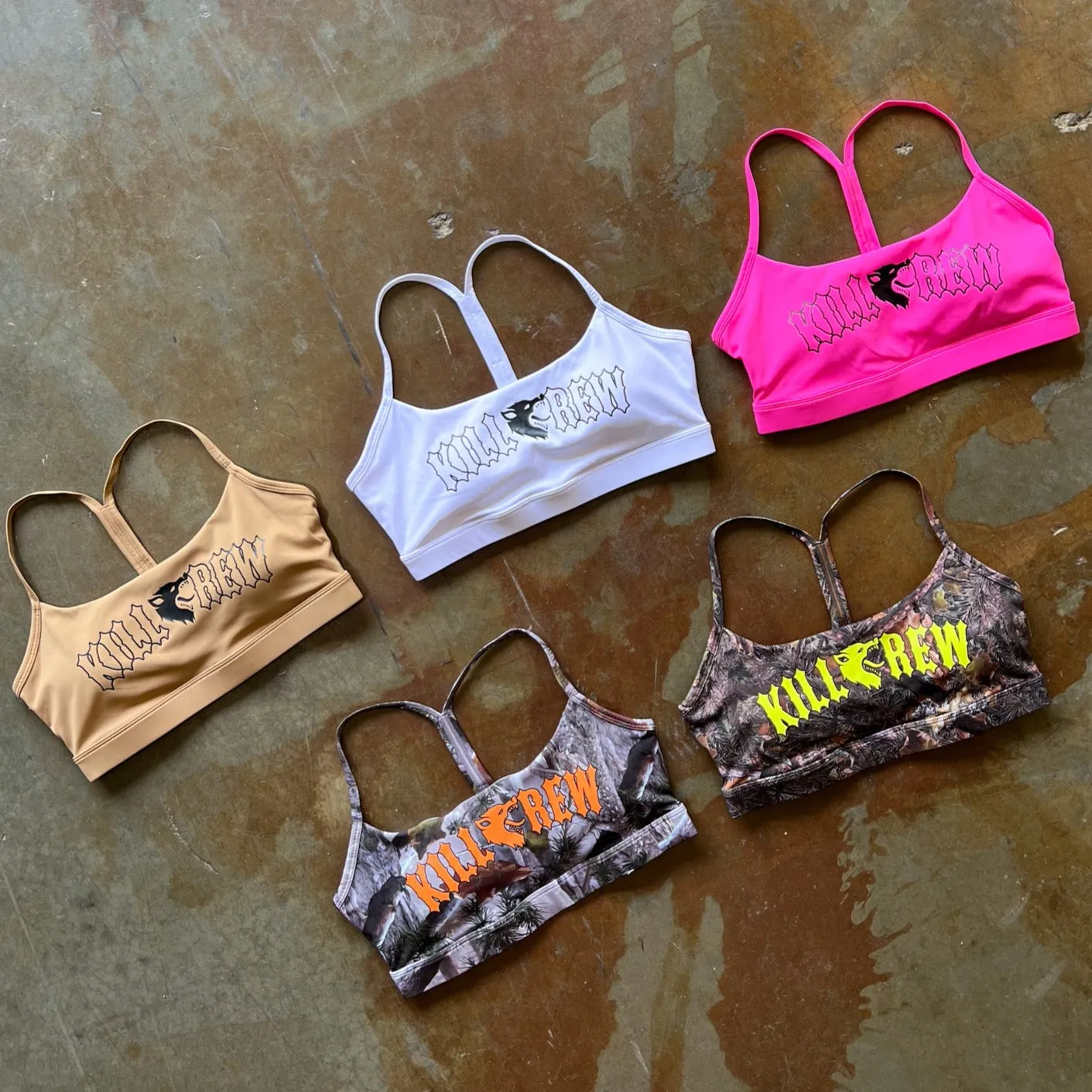 CLASSIC SPORTS BRA - CAMO / GREEN