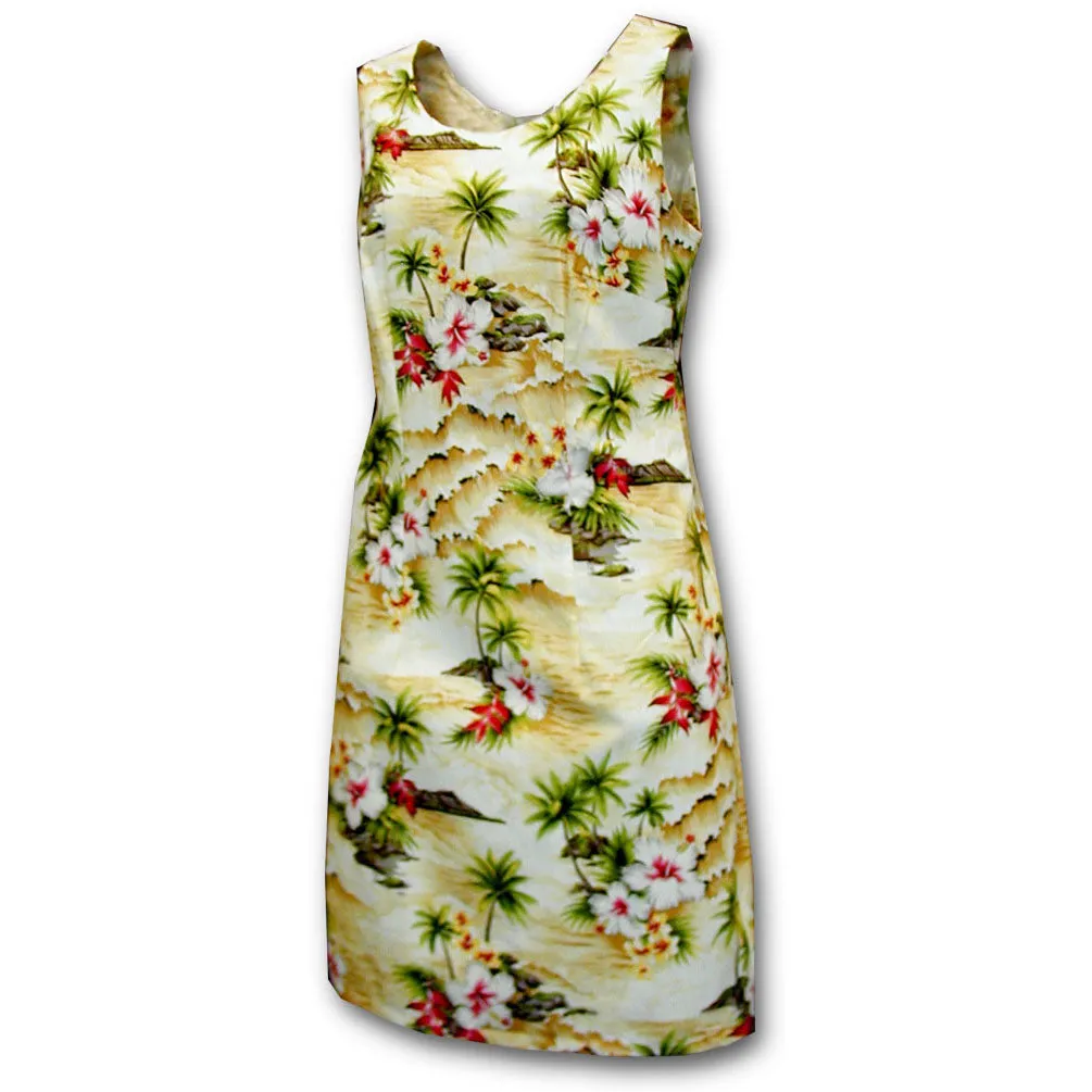 Diamond Head Beach Maize Short Tank Dress