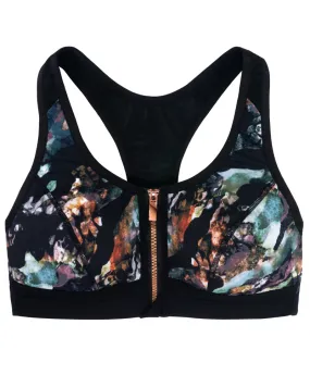 Dorina Zip Front Wire Free Sports Bra