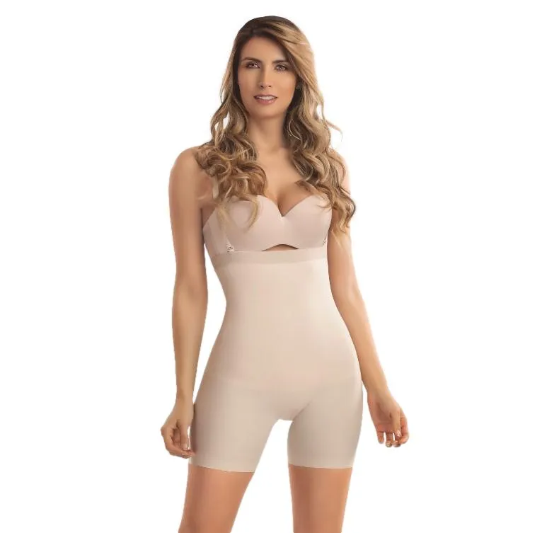 Faja Seamless Tummy Control Shapewear with Butt lifting Shorts Thigh Slimmer