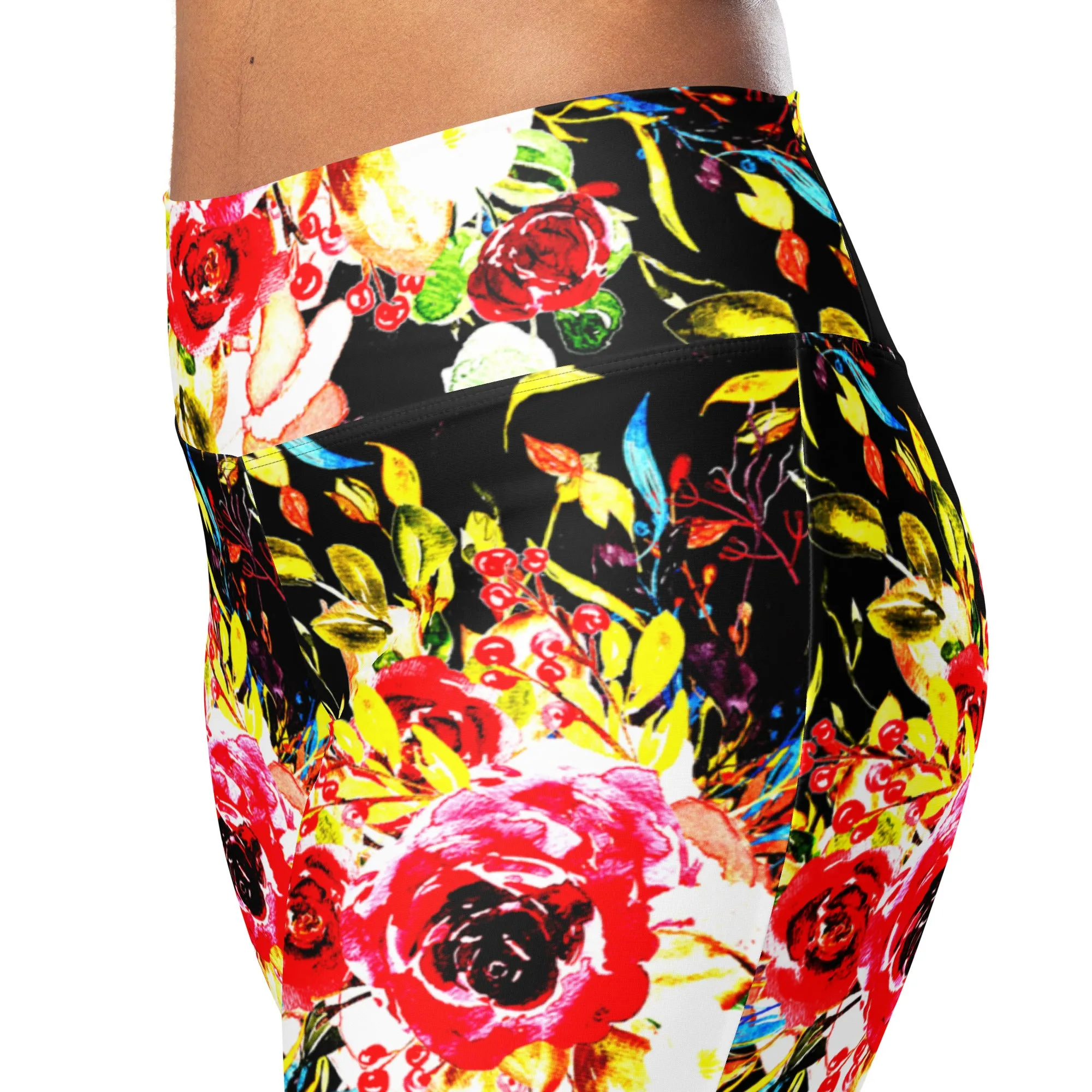 Floral Flare leggings