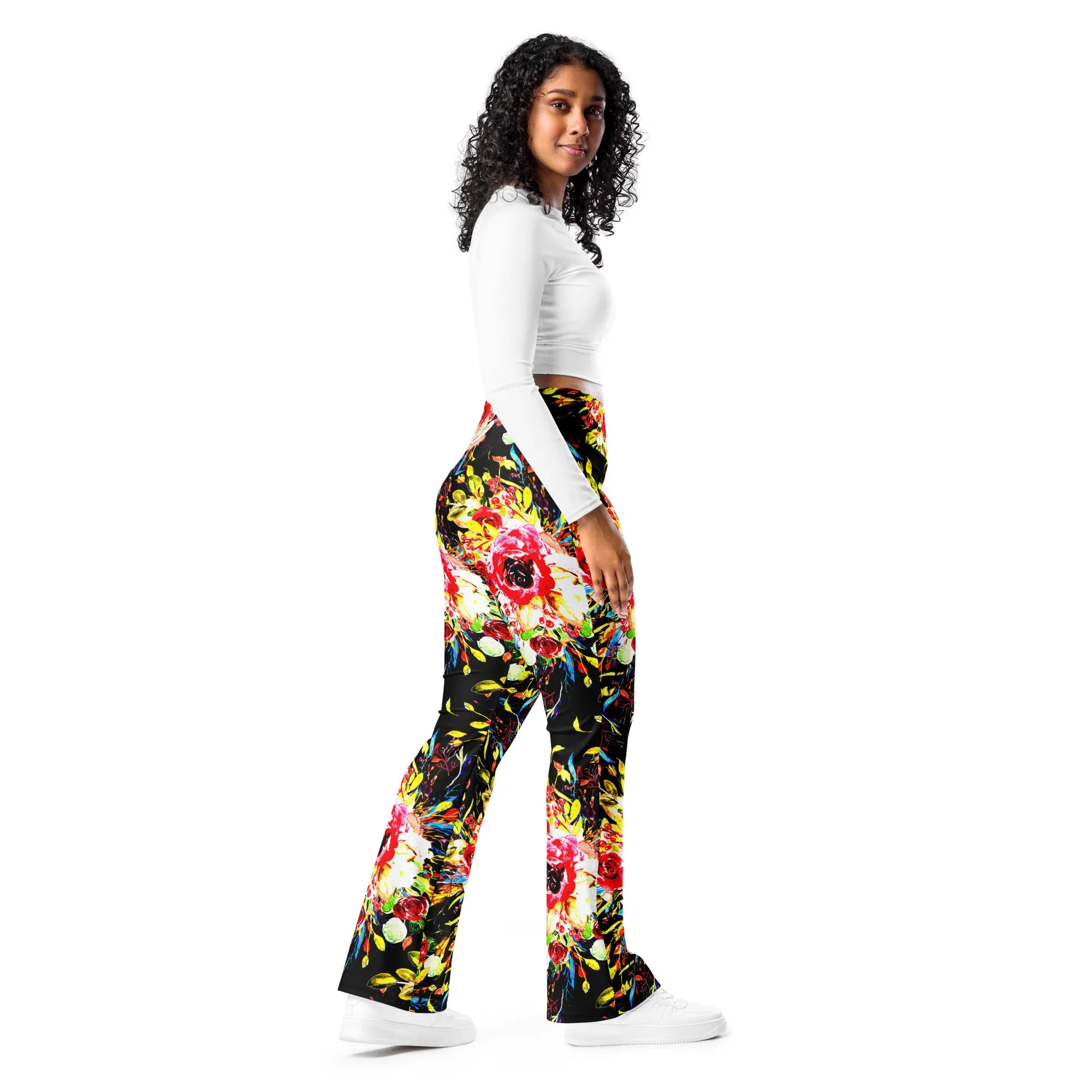 Floral Flare leggings