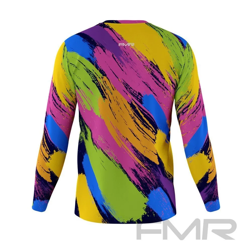 FMR Men's Painted Long Sleeve Running Shirt