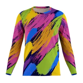 FMR Men's Painted Long Sleeve Running Shirt