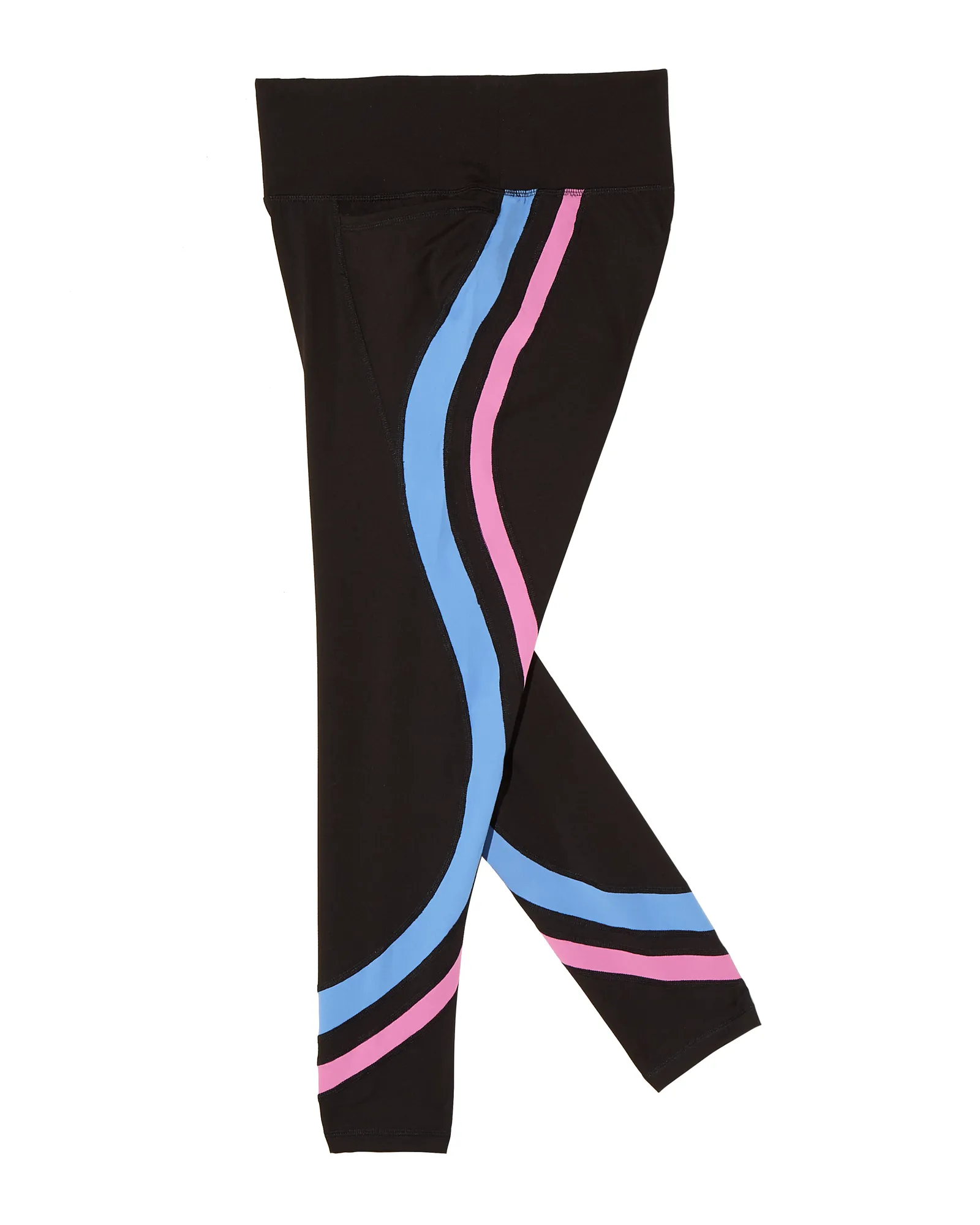 Lombard Tights | Black / Light Blue