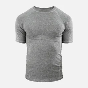 Melange Gray Compression Shirt