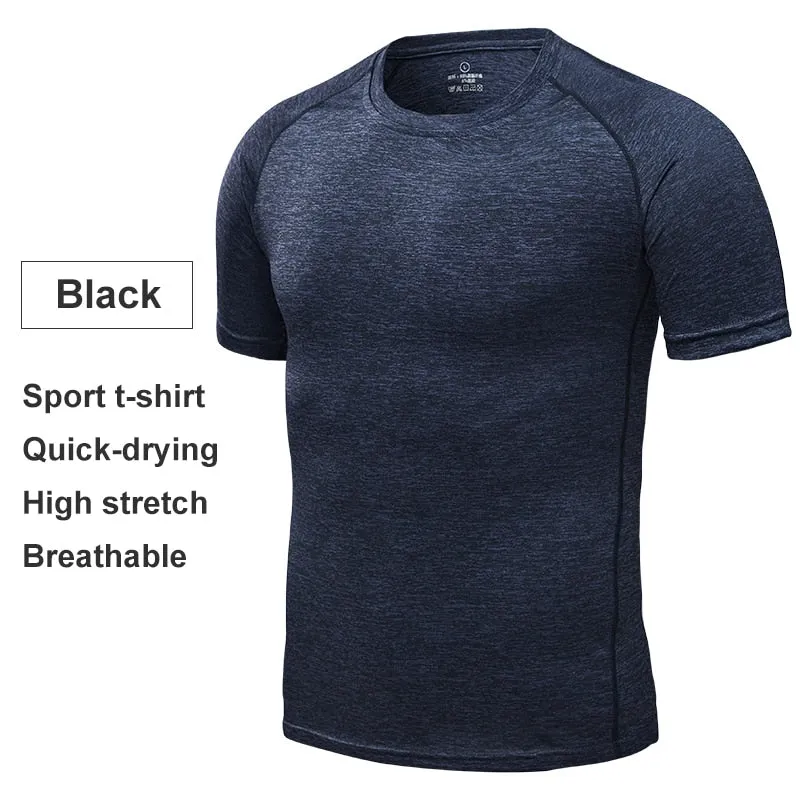 Men Running T-Shirts, Quick Dry Compression