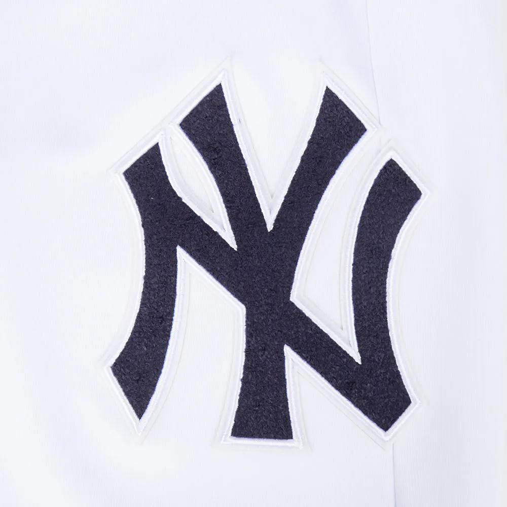 MLB NEW YORK YANKEES CLASSIC MEN'S DK TRACK PANT (WHITE/MIDNIGHT NAVY)