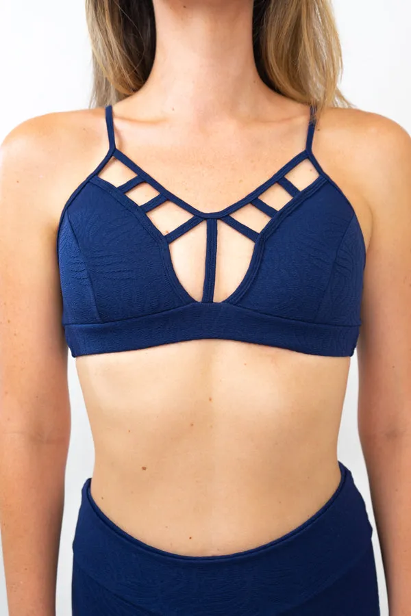 Morgan Sports Bra - Navy