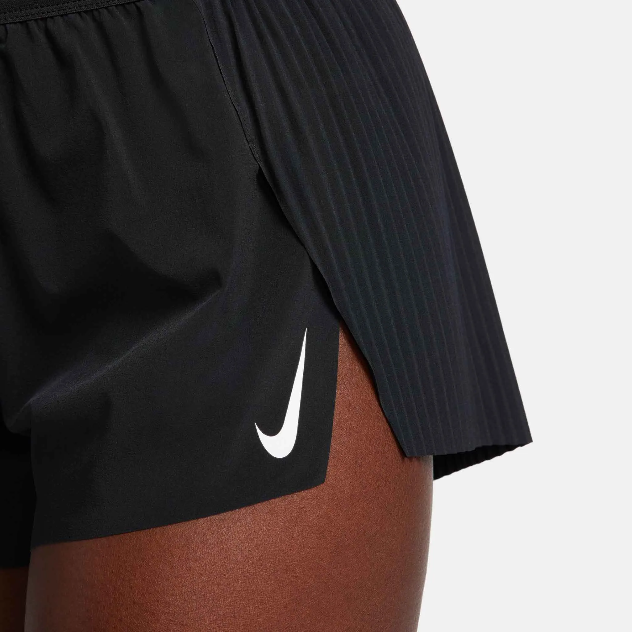 Nike | Women's AeroSwift Dri-FIT ADV Mid-Rise Brief-Lined 3" Running Shorts - Black