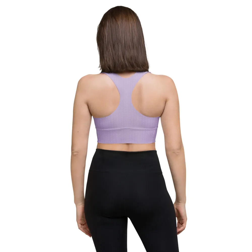 Orchid Fedora Longline Sports Bra