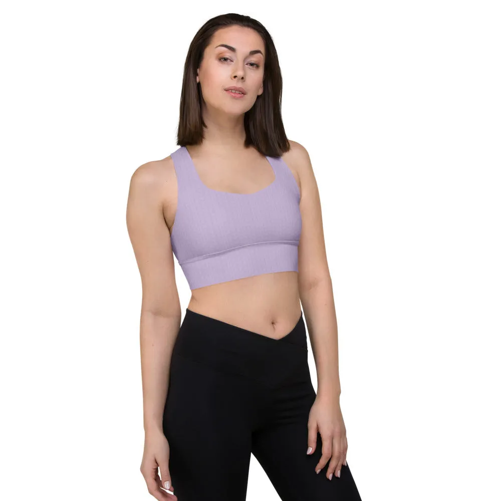 Orchid Fedora Longline Sports Bra