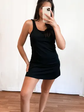 Paxton Athletic Dress - Black (FINAL SALE)