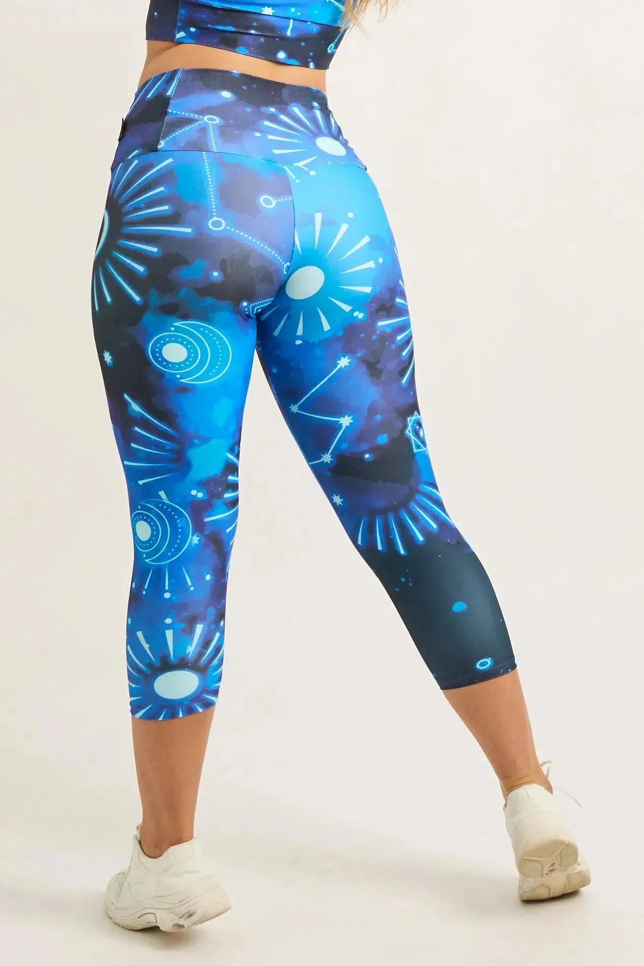 Performance Tummy Control High Waisted Capri Leggings - Imagine Nation