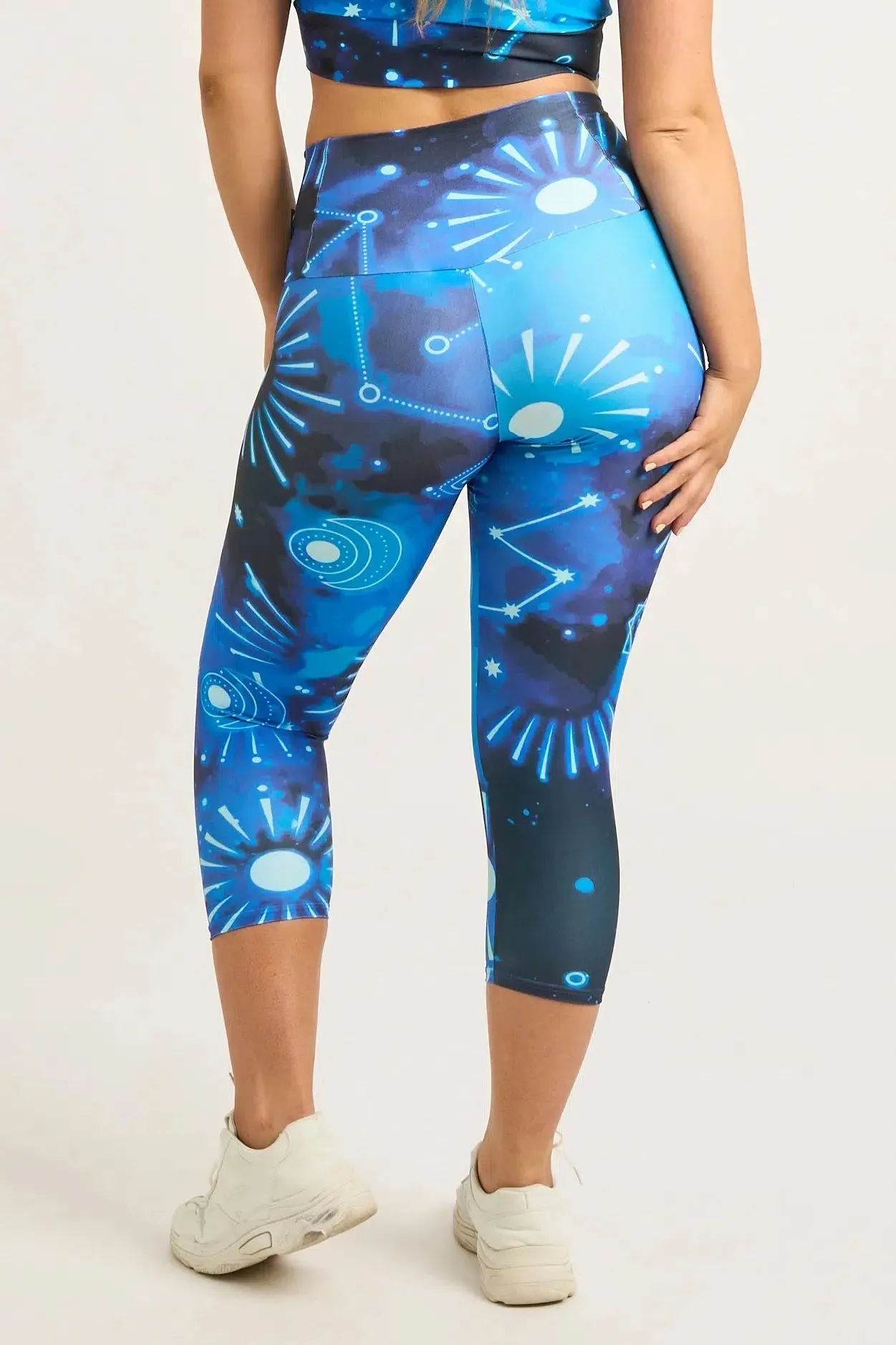 Performance Tummy Control High Waisted Capri Leggings - Imagine Nation