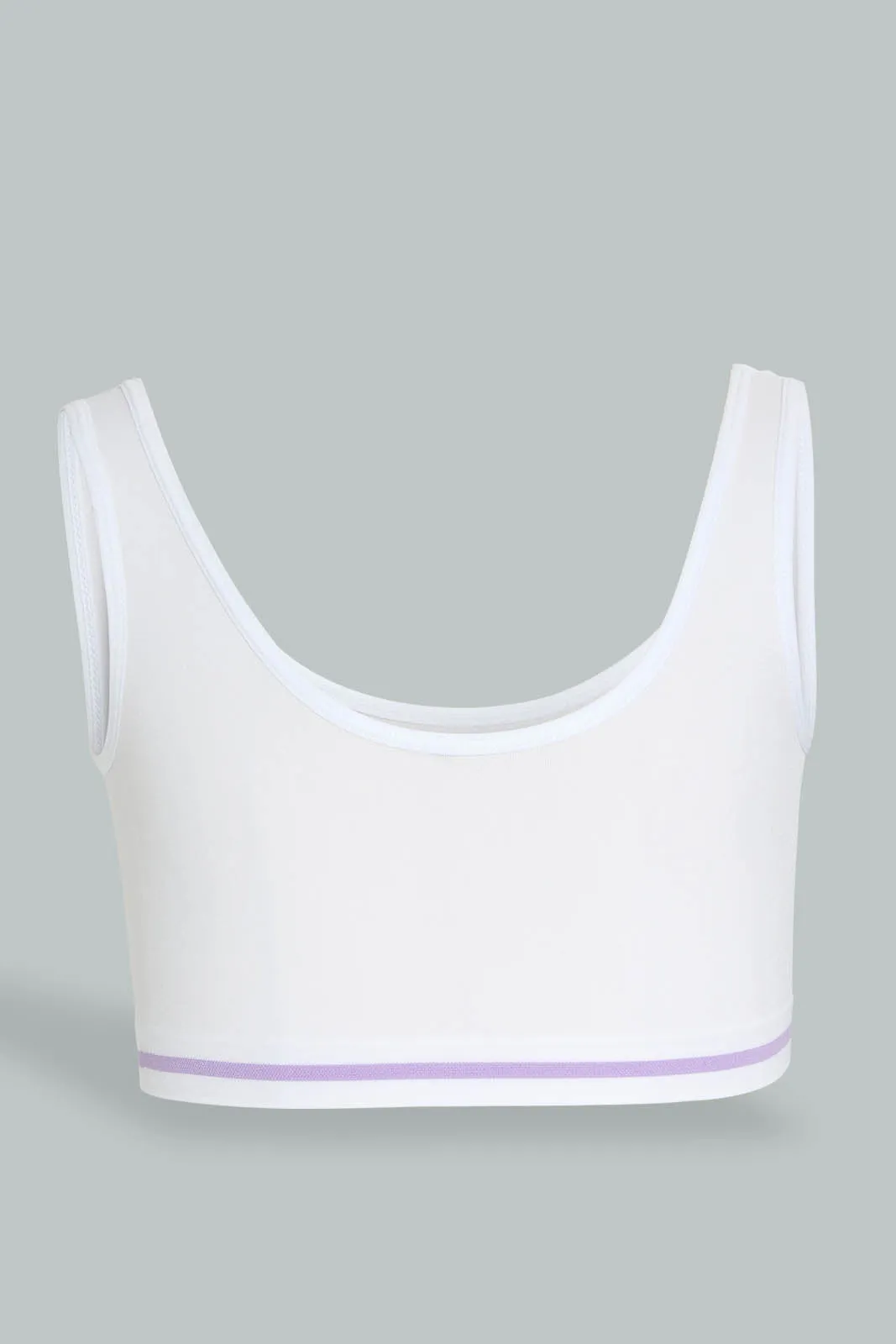 Purple And Grey Sports Bra (Pack of 2)