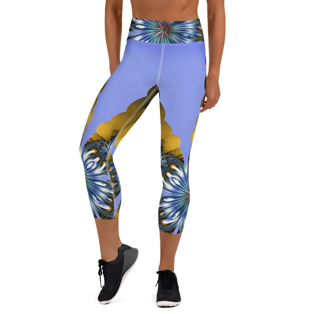 "Mystical Expansion" Collection - Yoga Capri Leggings