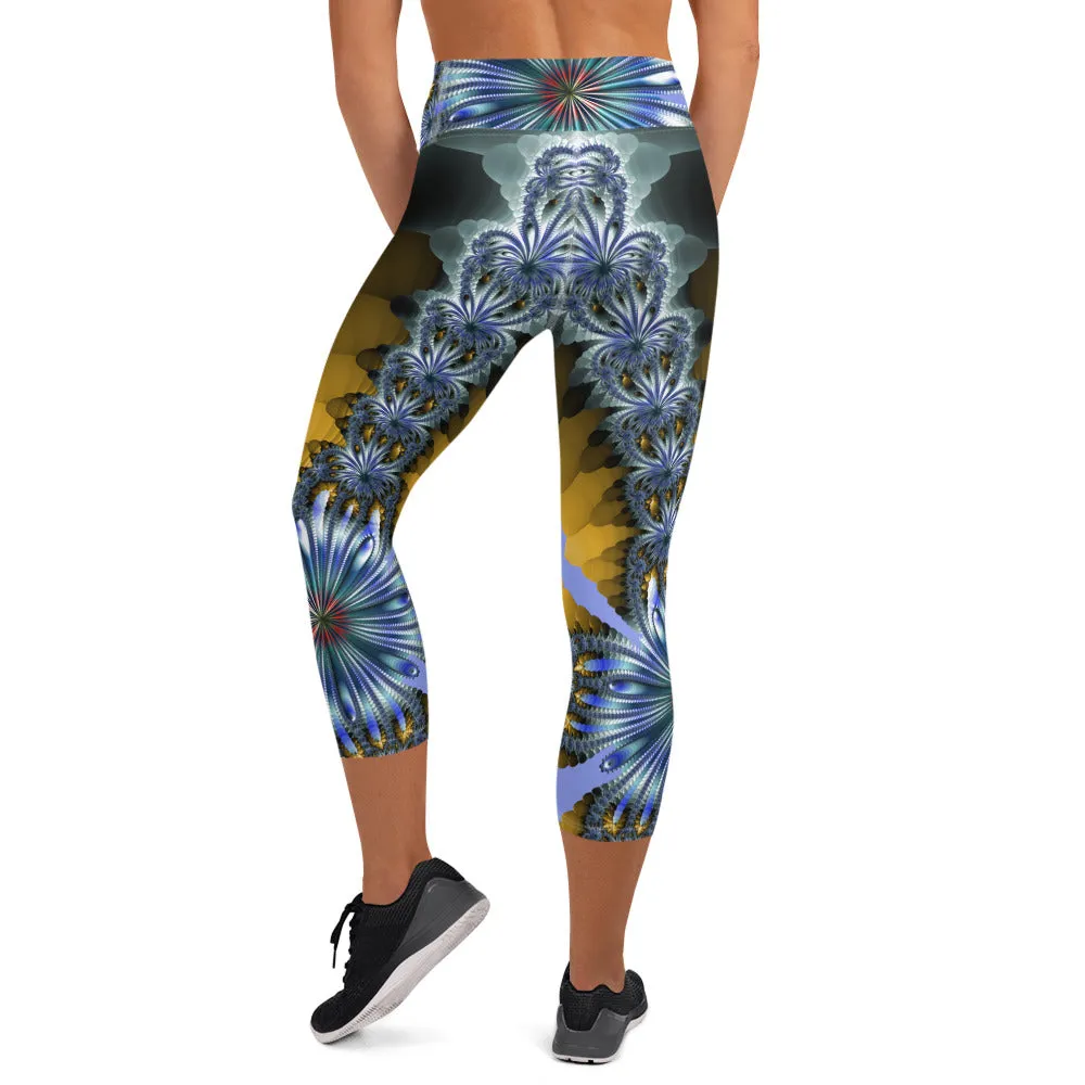 "Mystical Expansion" Collection - Yoga Capri Leggings