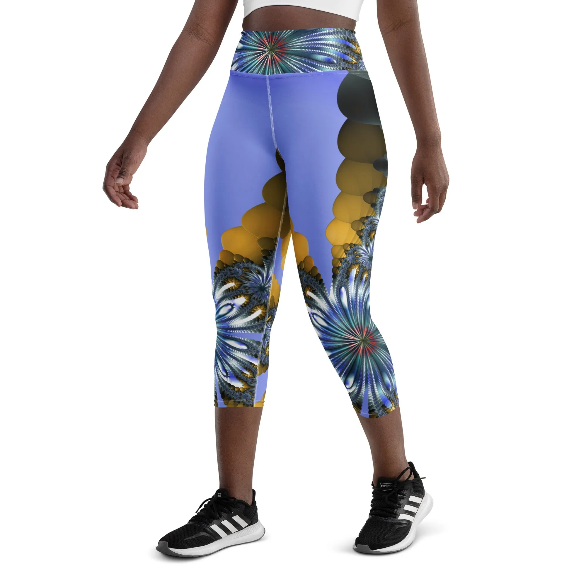 "Mystical Expansion" Collection - Yoga Capri Leggings