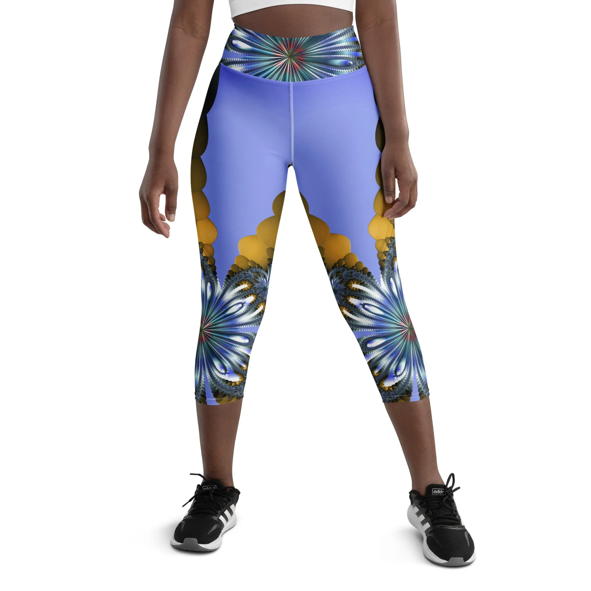 "Mystical Expansion" Collection - Yoga Capri Leggings