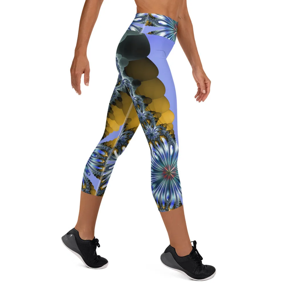 "Mystical Expansion" Collection - Yoga Capri Leggings