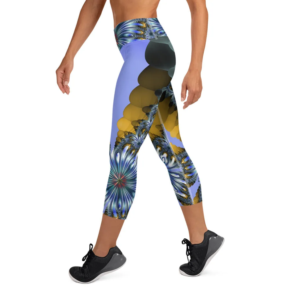 "Mystical Expansion" Collection - Yoga Capri Leggings