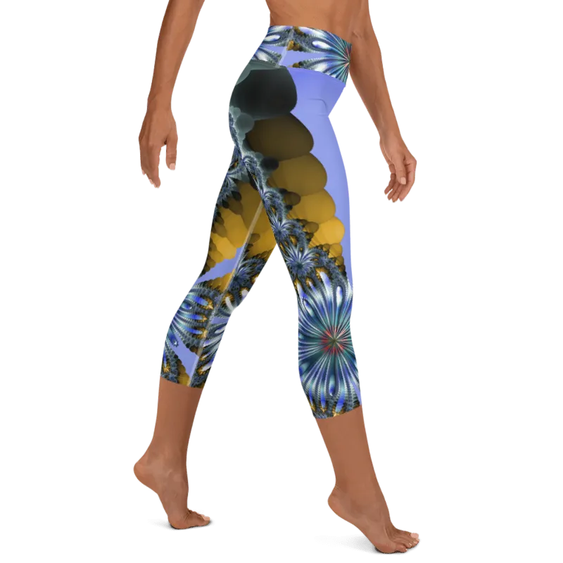 "Mystical Expansion" Collection - Yoga Capri Leggings