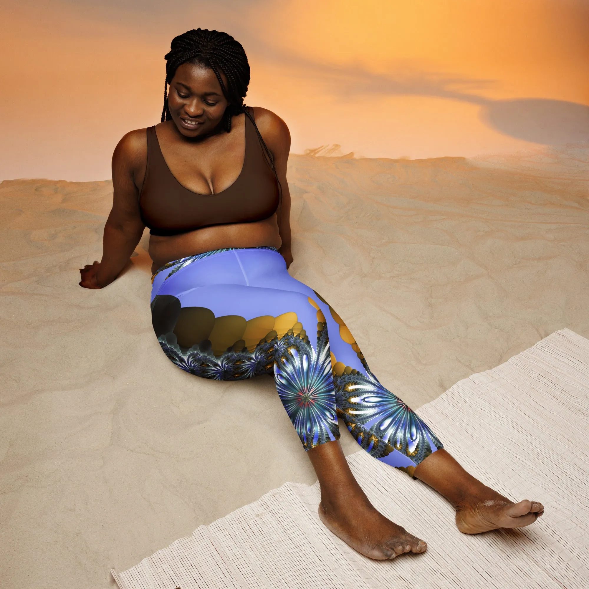 "Mystical Expansion" Collection - Yoga Capri Leggings