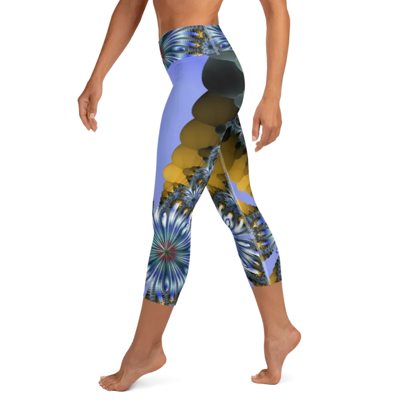 "Mystical Expansion" Collection - Yoga Capri Leggings