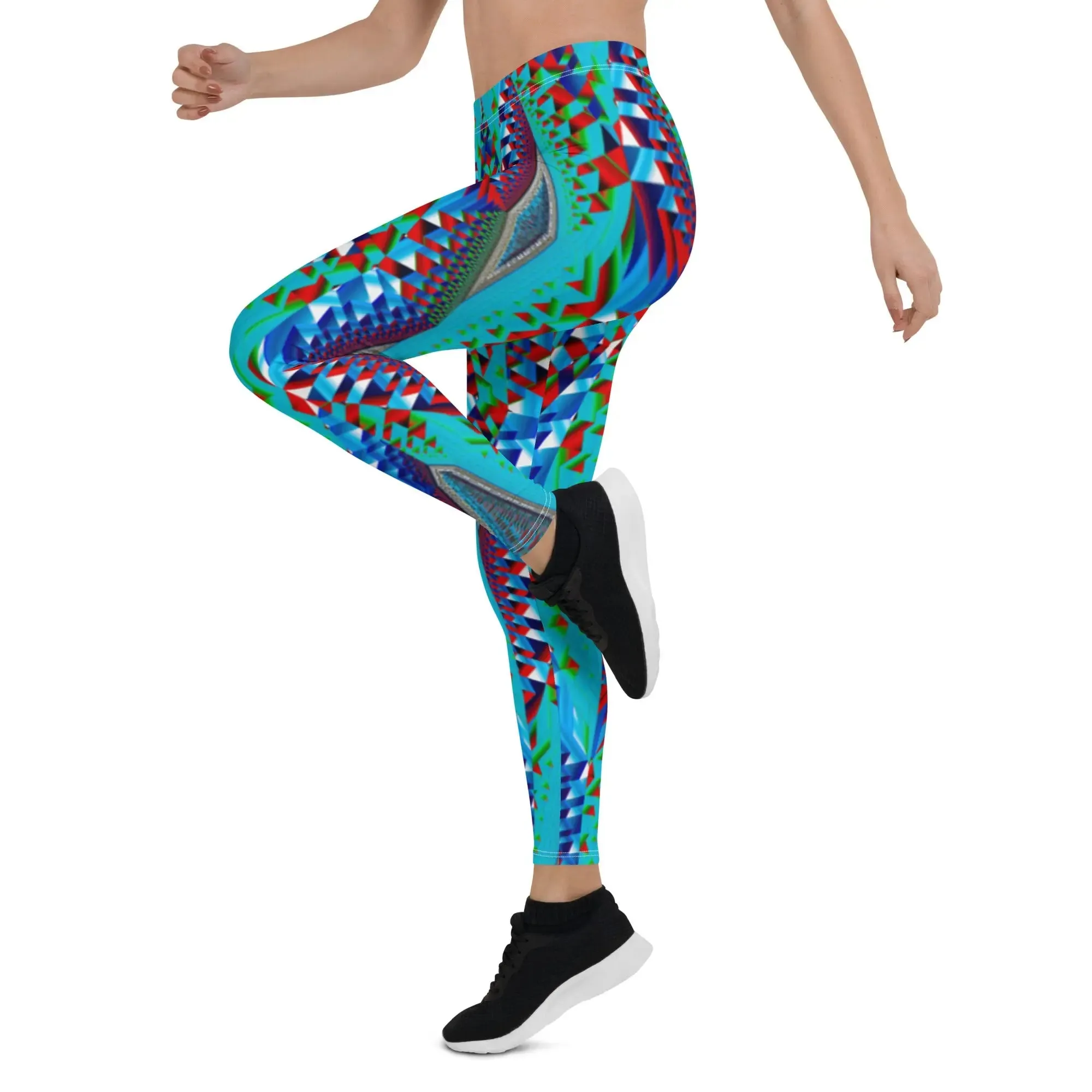 "Tripping Geometry" Collection - Long Leggings