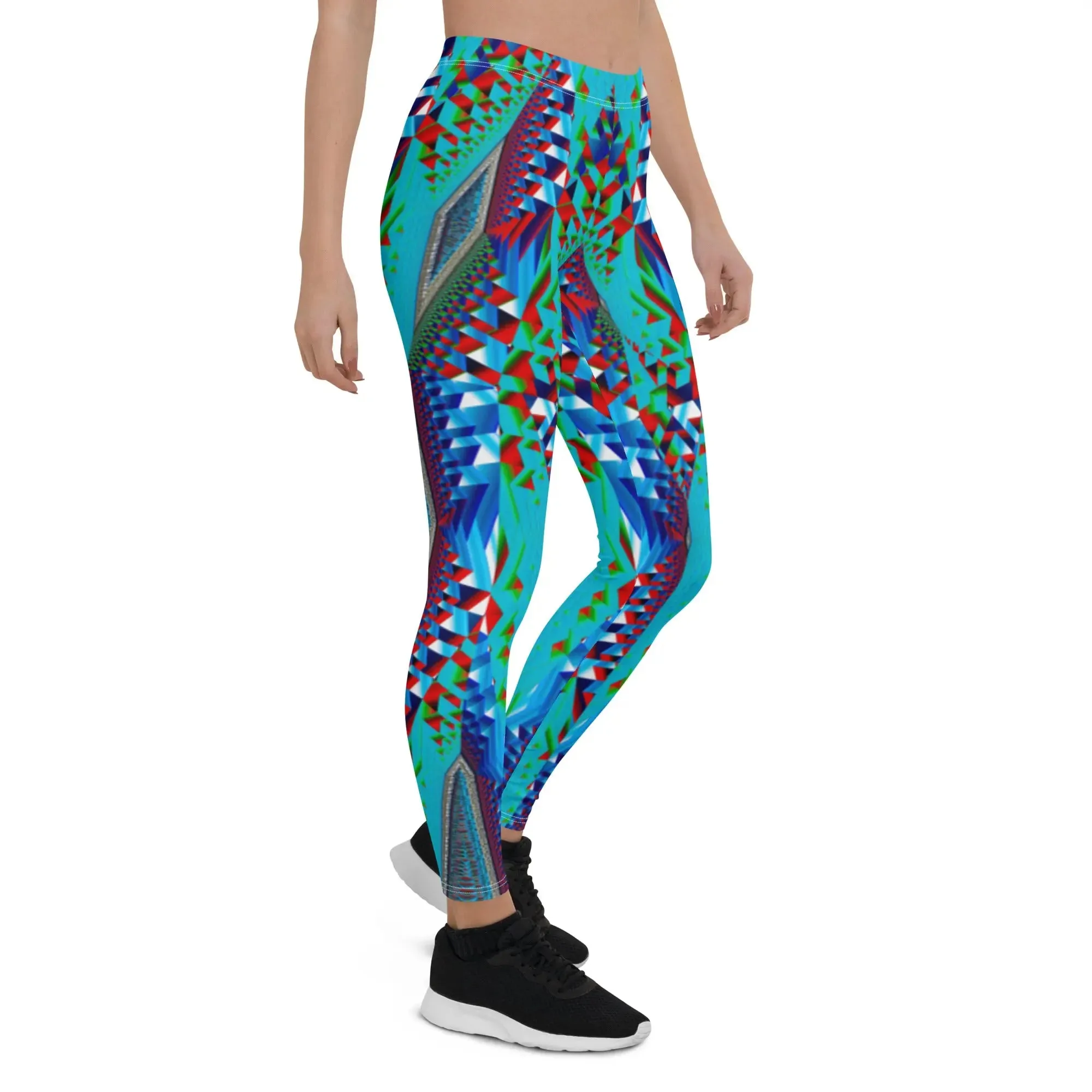 "Tripping Geometry" Collection - Long Leggings