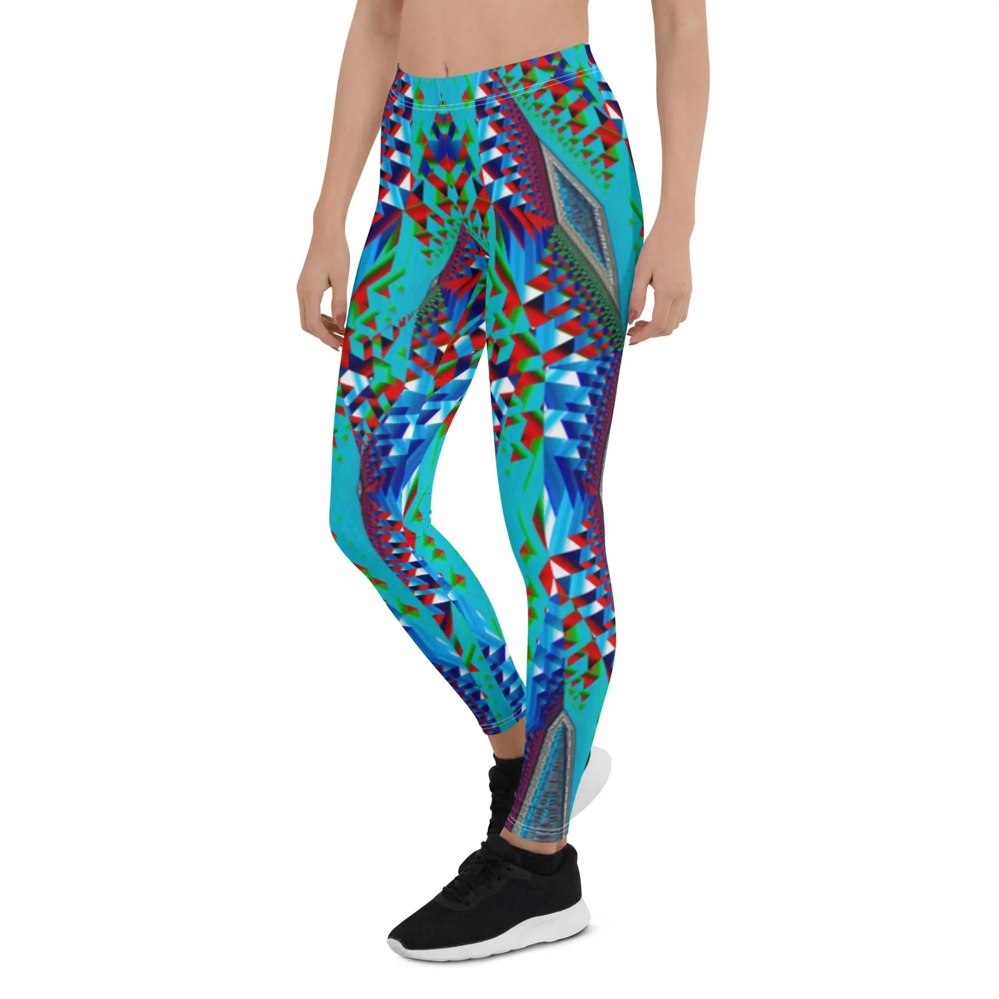 "Tripping Geometry" Collection - Long Leggings