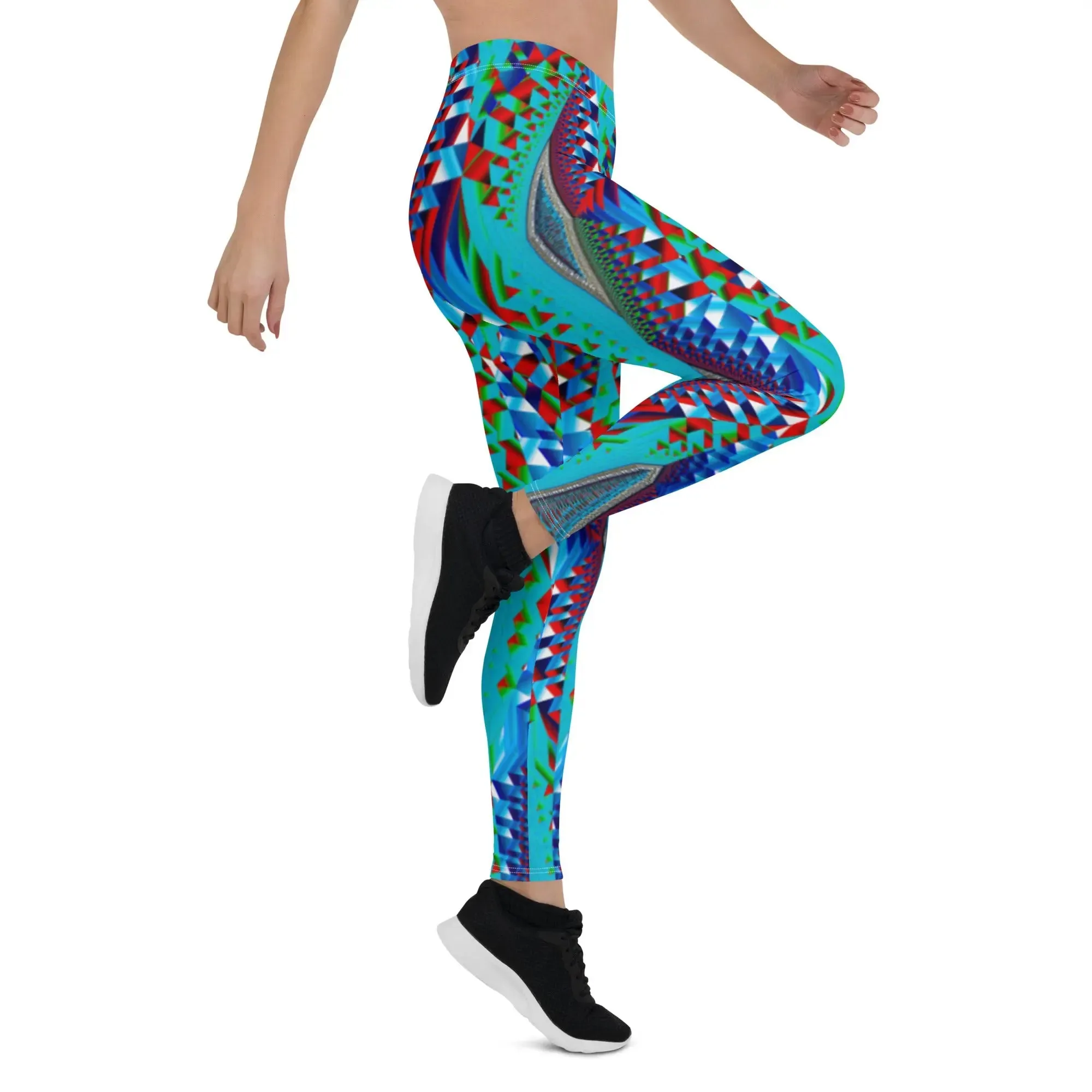 "Tripping Geometry" Collection - Long Leggings