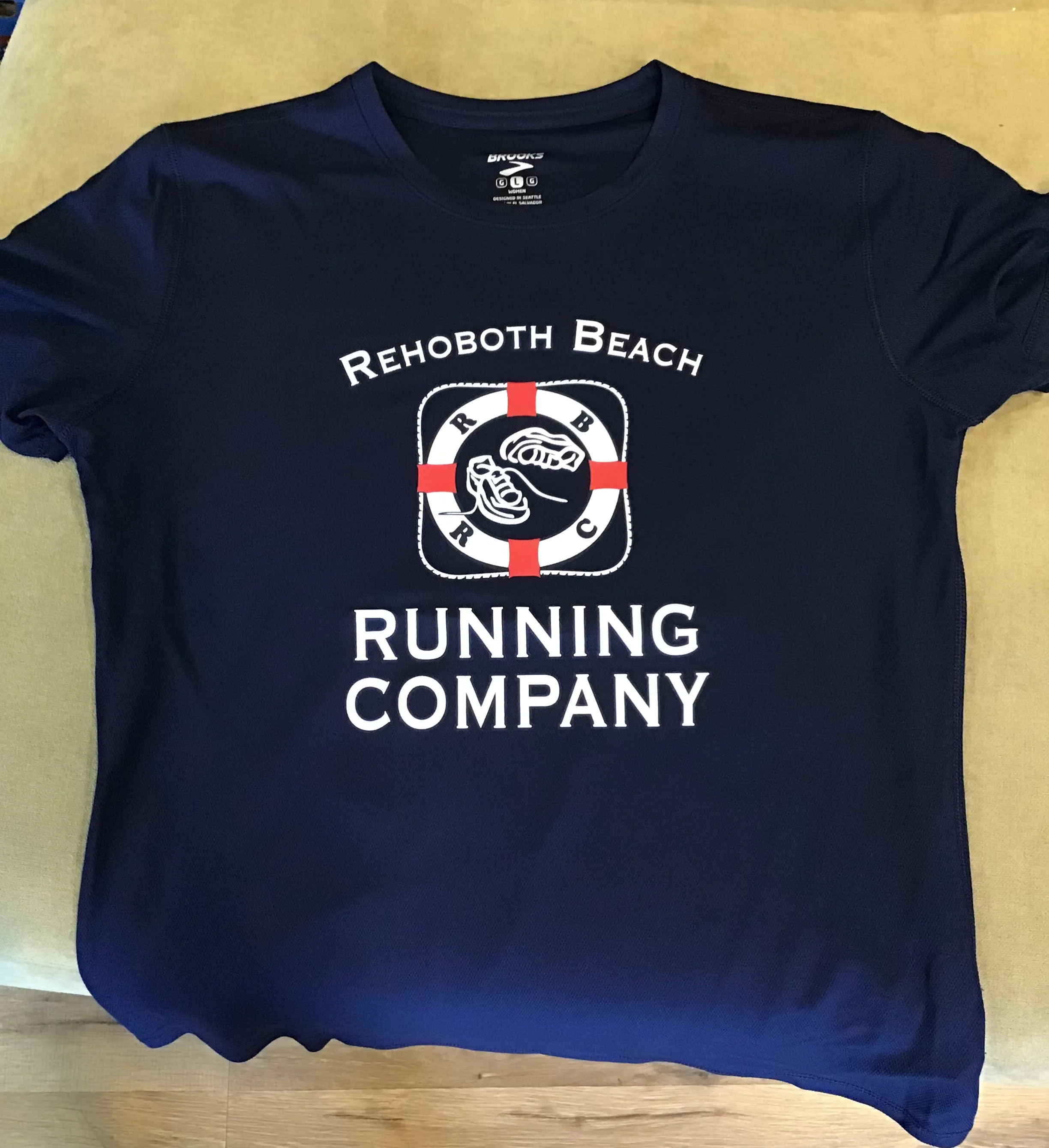 RBRC Men's "I Run This Town" short sleeve tech shirt