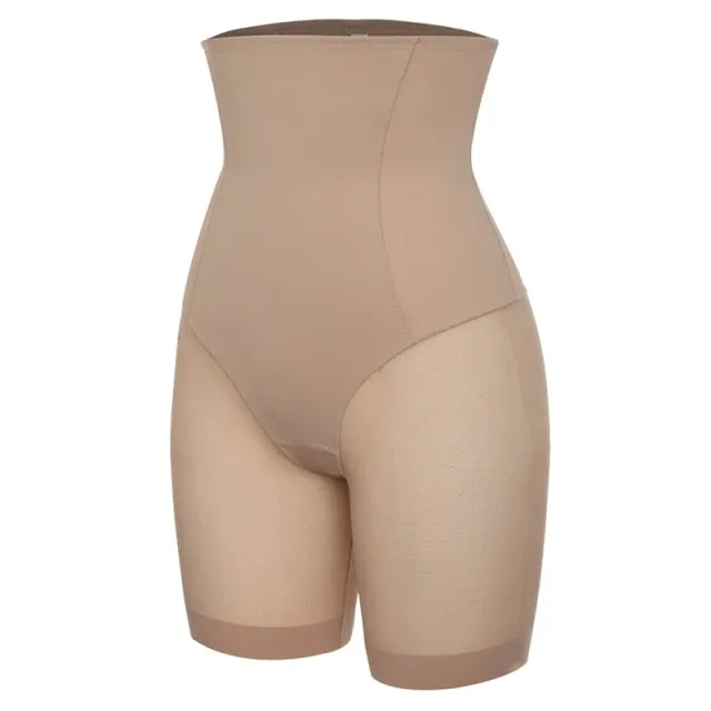 Seamless Tummy Control Thigh Slimming Smoothing Mesh Shorts