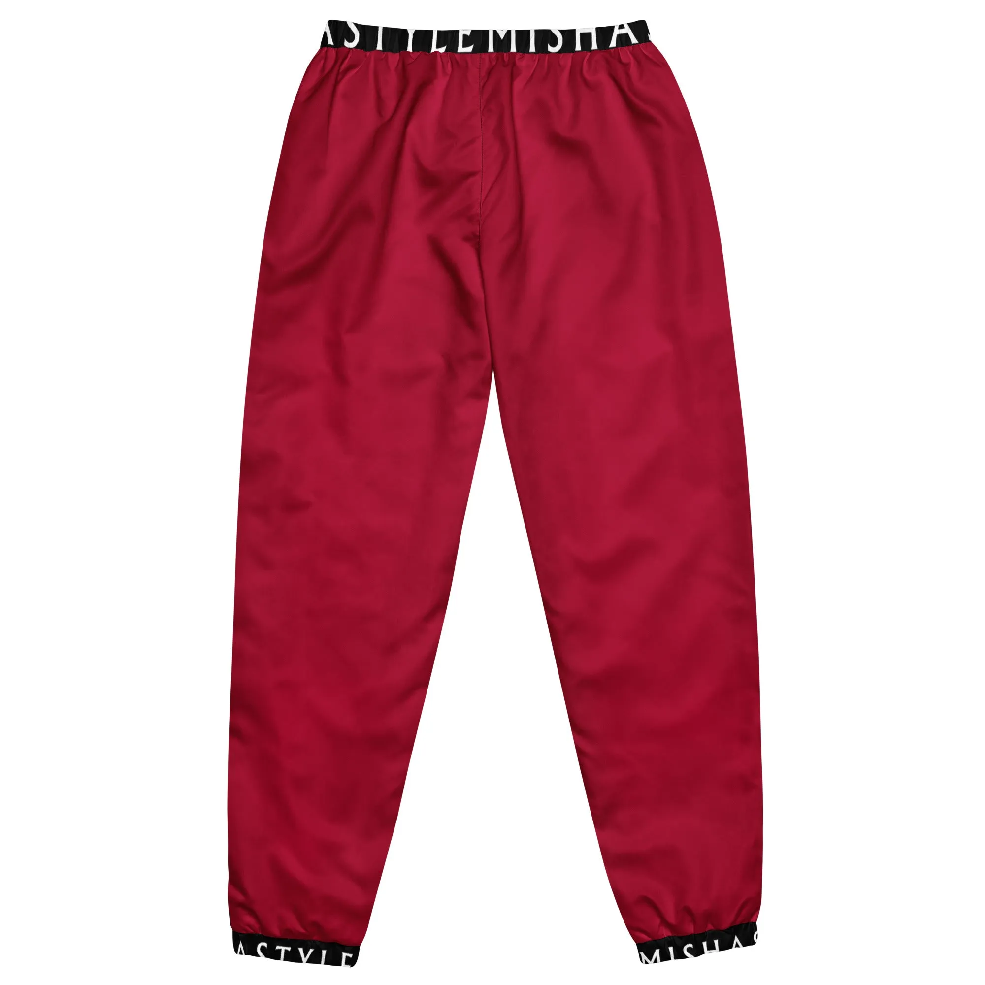 Side Solid Unisex Carmine track pants