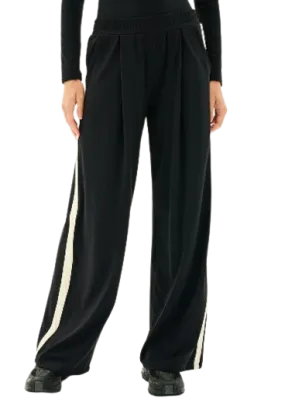 Splits59 Luca Airweight Trouser with Stripe - Black/White