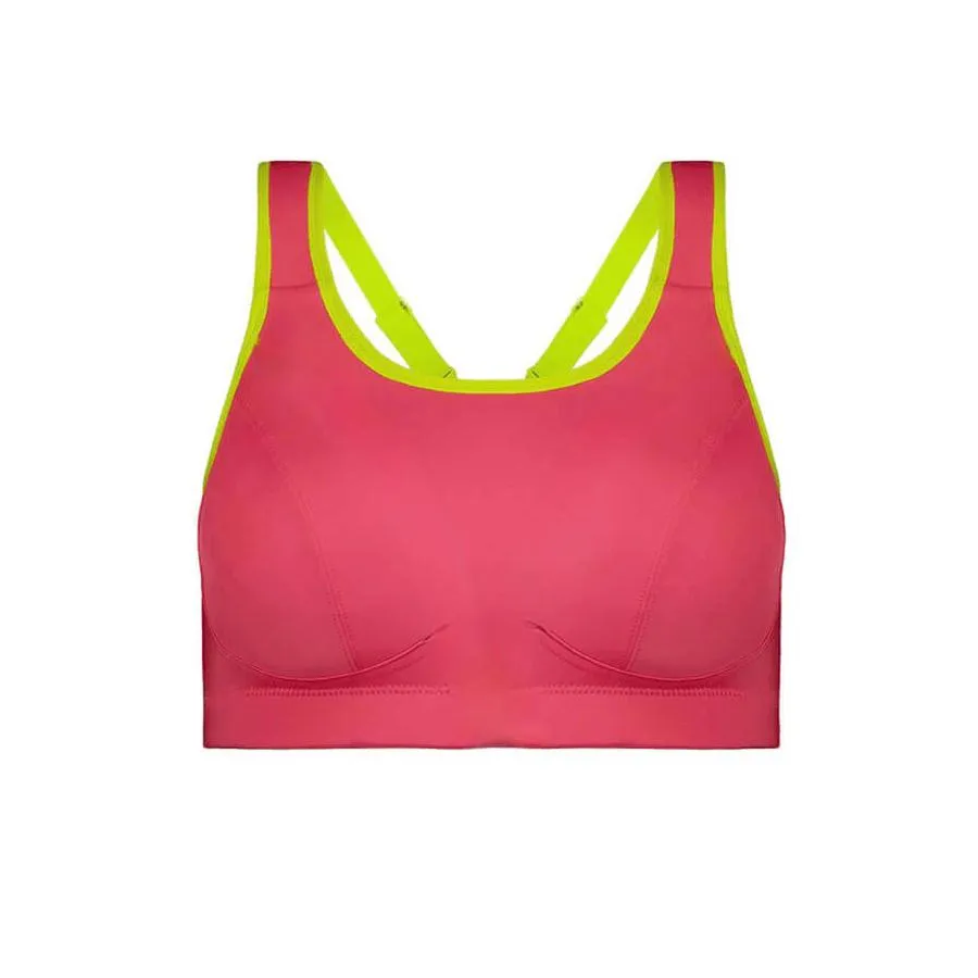 Sports Bra - Premium Support - Flamingo