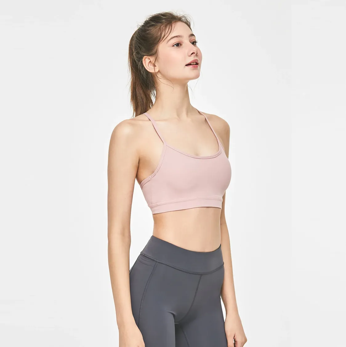 Studio Sports Bra - Smokey Pink