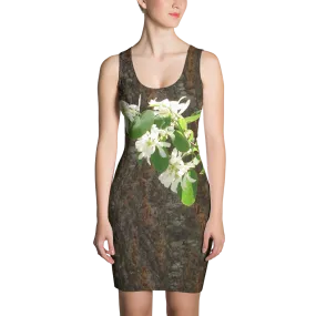 The EARTH LOVE Collection - "Bark & Blossom Bliss" Design Tank Dress