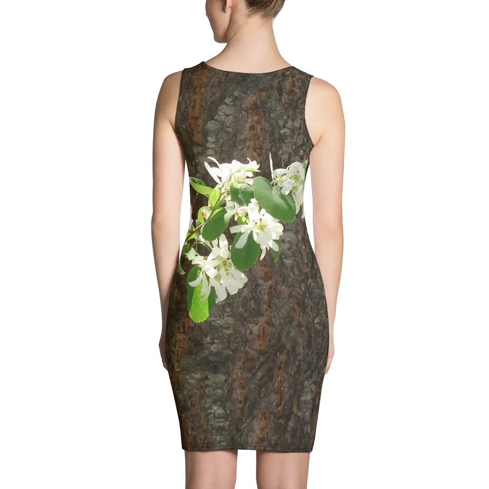 The EARTH LOVE Collection - "Bark & Blossom Bliss" Design Tank Dress