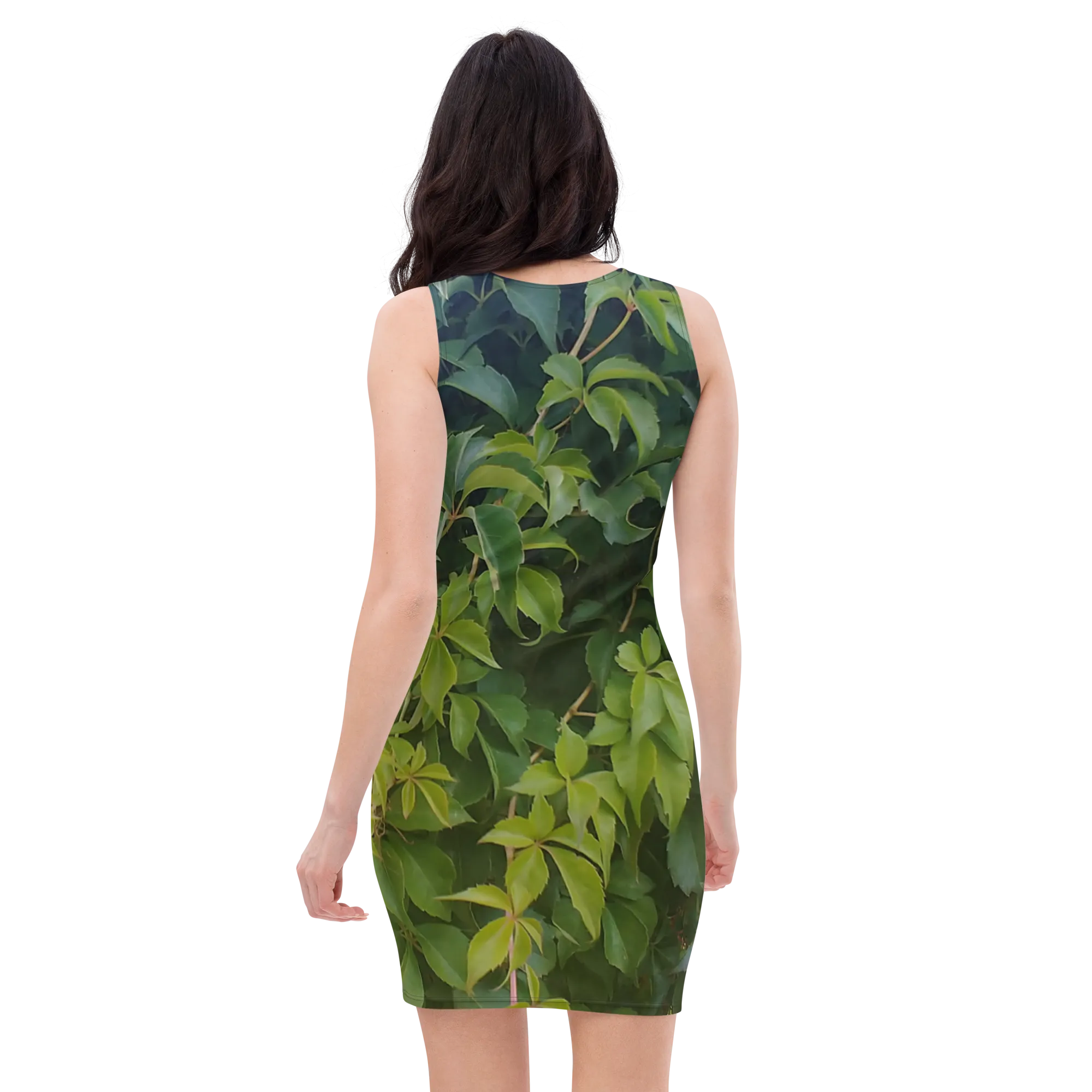 The EARTH LOVE Collection - "Valiant Virginia Creeper" Design Tank Dress