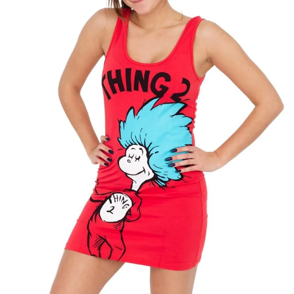 Thing 1 or Thing 2 Tunic Tank Dress