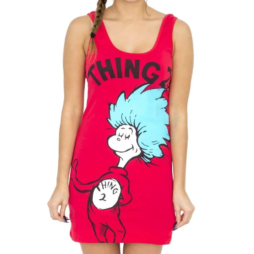 Thing 1 or Thing 2 Tunic Tank Dress