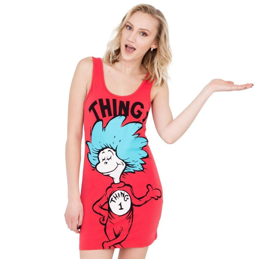 Thing 1 or Thing 2 Tunic Tank Dress