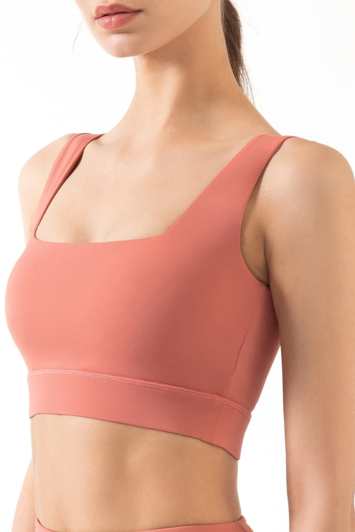 Wide Straps Bra Light Support